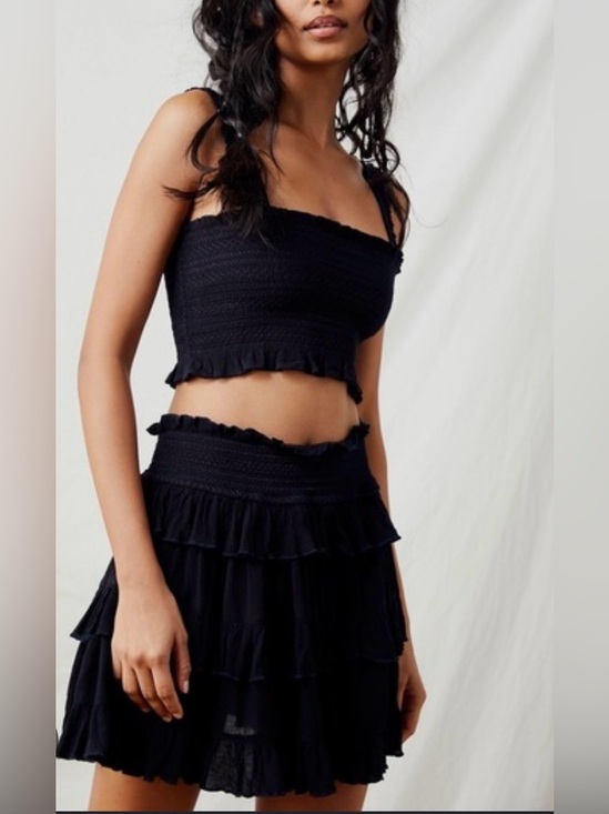 Free People Dresses & Skirts - Free People Black Skirt Set